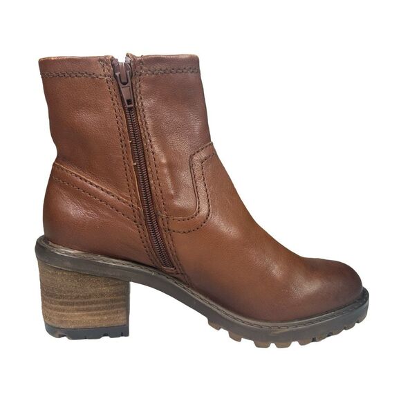 Zodiac Gannet Lug Sole Booties - Size 6 - Cognac - Picture 6 of 11
